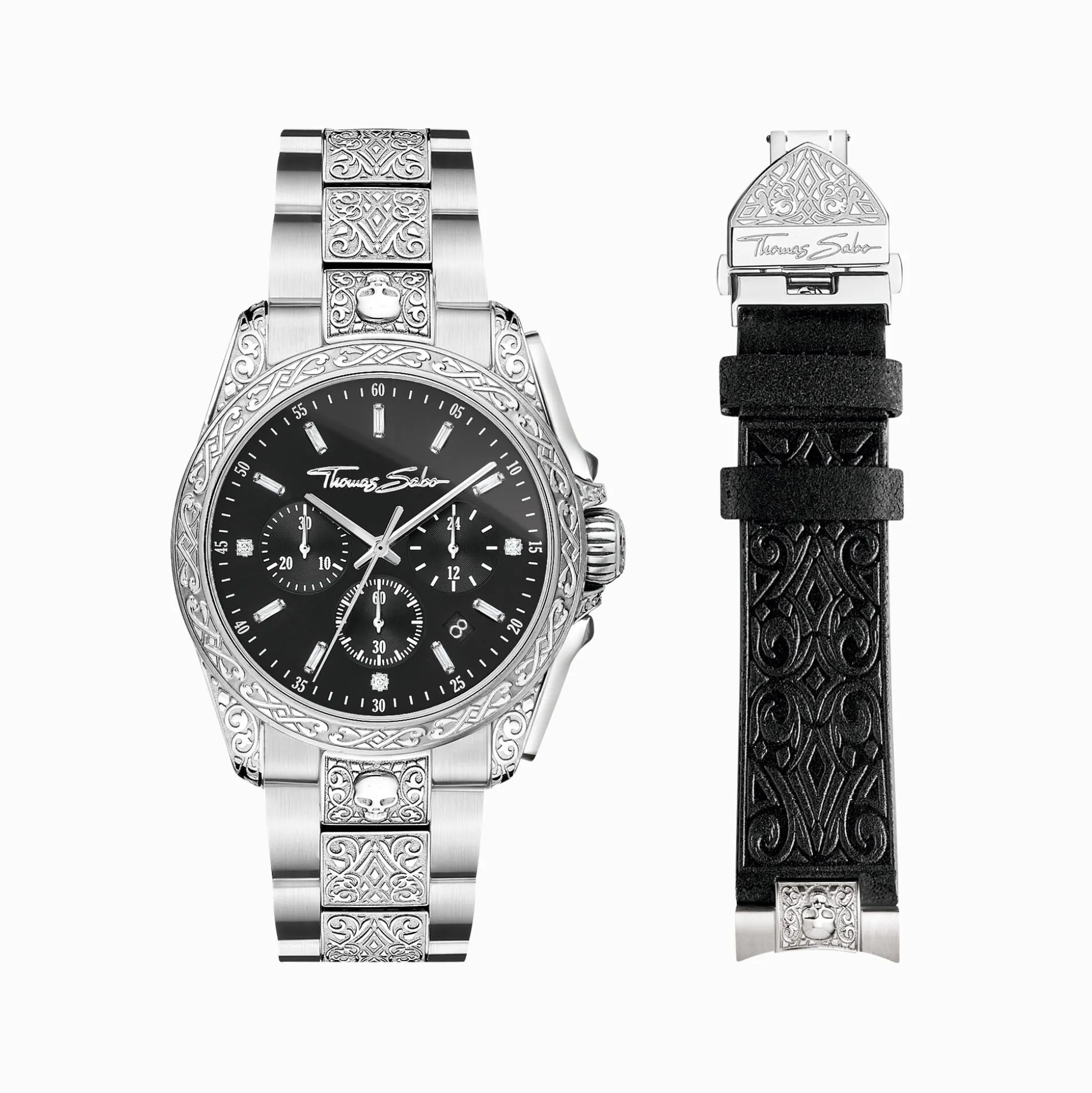 New Herrenuhr Rebel at Heart Chronograph silber Herren Uhren|Uhren