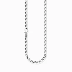 Cheap Kette Glieder Kreuz silber Stärke 5 mm Damen Halsketten|Halsketten