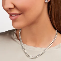 Store Kette Glieder silber Damen Halsketten