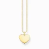 Cheap Kette Herz gold Damen Halsketten|18K Vergoldung - 925 Silber