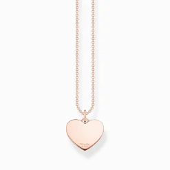 Flash Sale Kette Herz roségold Damen Halsketten|18K Rosé-Vergoldung - 925 Silber