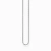 Clearance Kette im Venezianer-Design Silber Stärke 1 mm Damen Halsketten