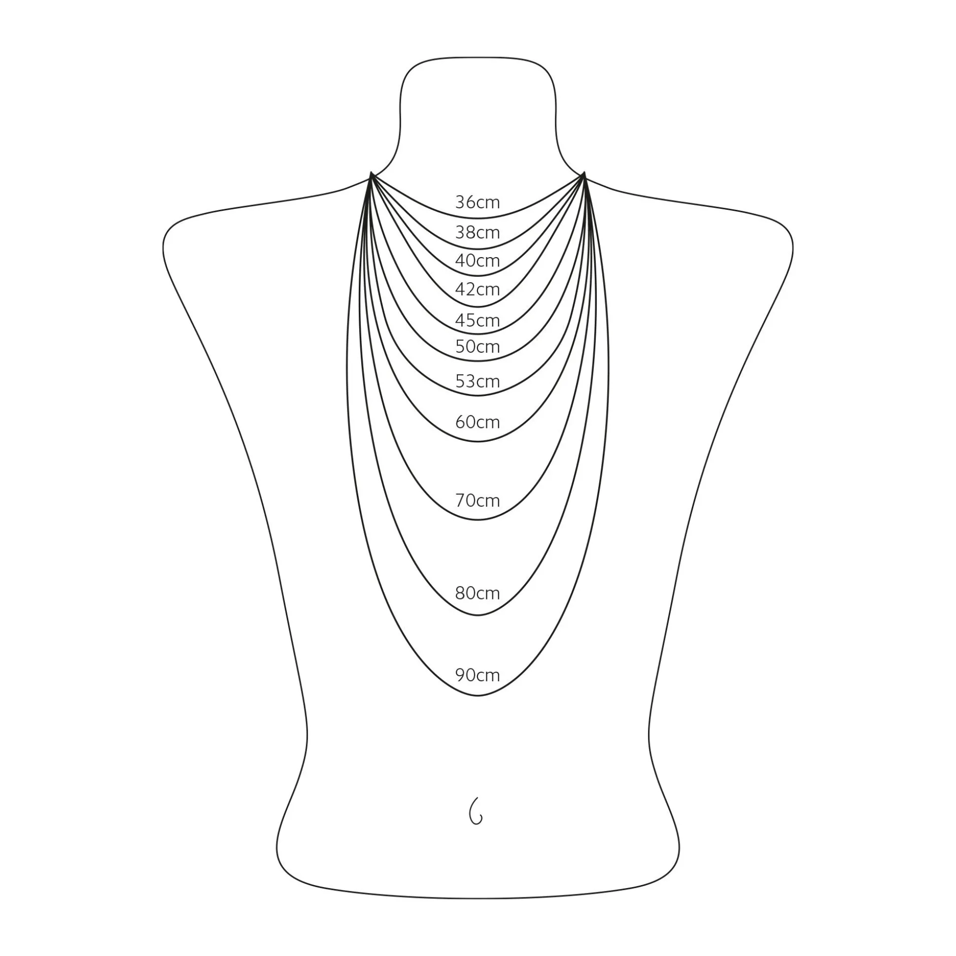 Clearance Kette im Venezianer-Design Silber Stärke 1 mm Damen Halsketten