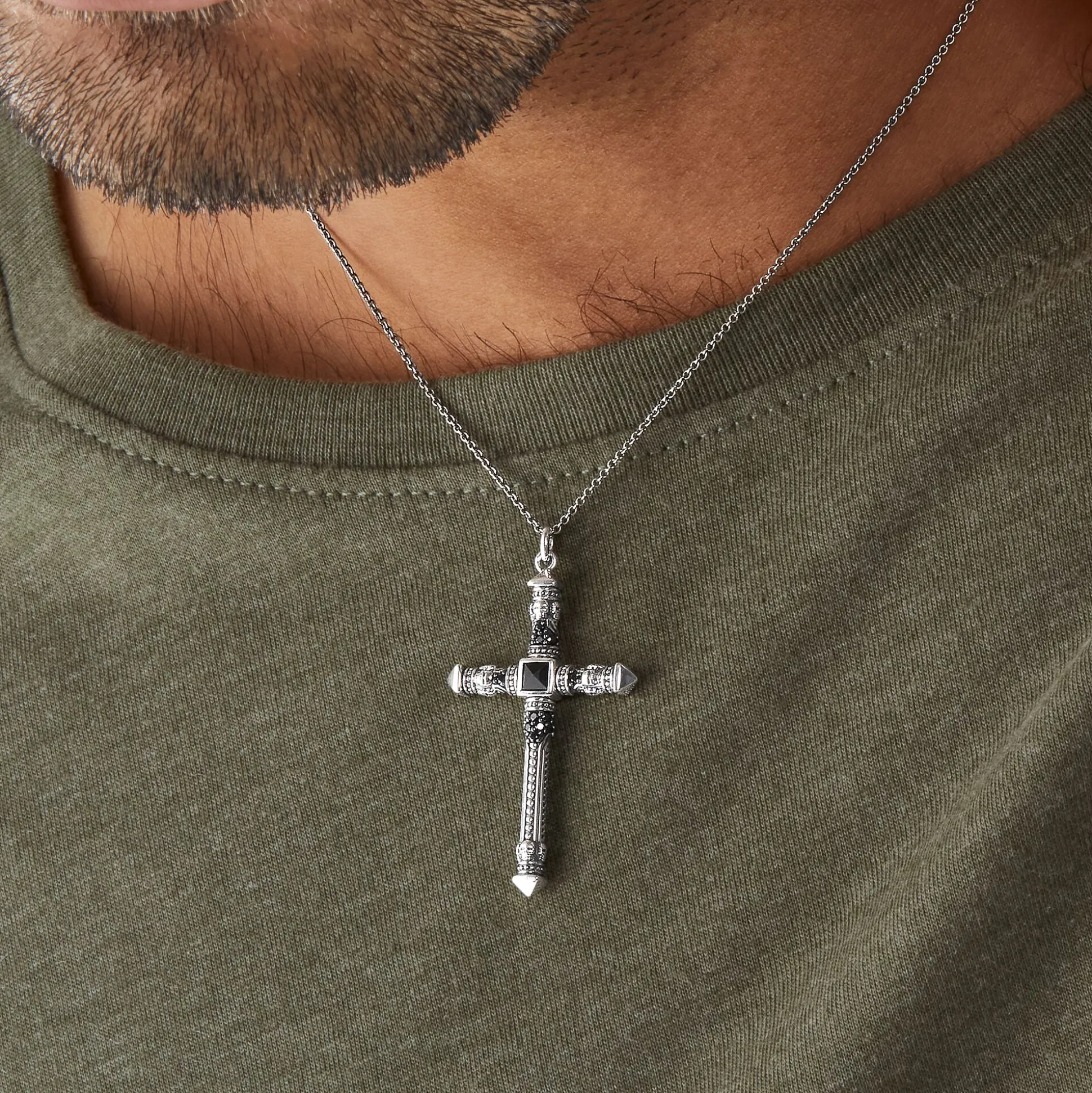 Store Kette Kreuz Damen Halsketten|Halsketten