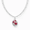 Flash Sale Kette mit Anhänger Roses Romance Silber Damen Halsketten|925 Silber