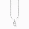 Shop Kette mit Buchstaben-Anhänger G Silber Damen Halsketten