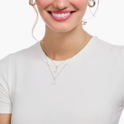 Shop Kette mit Buchstaben-Anhänger G Silber Damen Halsketten