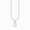 Clearance Kette mit Buchstaben-Anhänger O Silber Damen Halsketten
