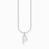 New Kette mit Buchstaben-Anhänger P Silber Damen Halsketten