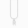 Best Kette mit Buchstaben-Anhänger R Silber Damen Halsketten