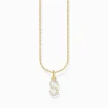Best Kette mit Buchstaben-Anhänger S vergoldet Damen Halsketten|18K Vergoldung - 925 Silber