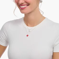 Flash Sale Kette mit Cocktail-Anhänger Silber Damen Halsketten|925 Silber