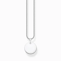 Outlet Kette mit Coin silber Damen Halsketten