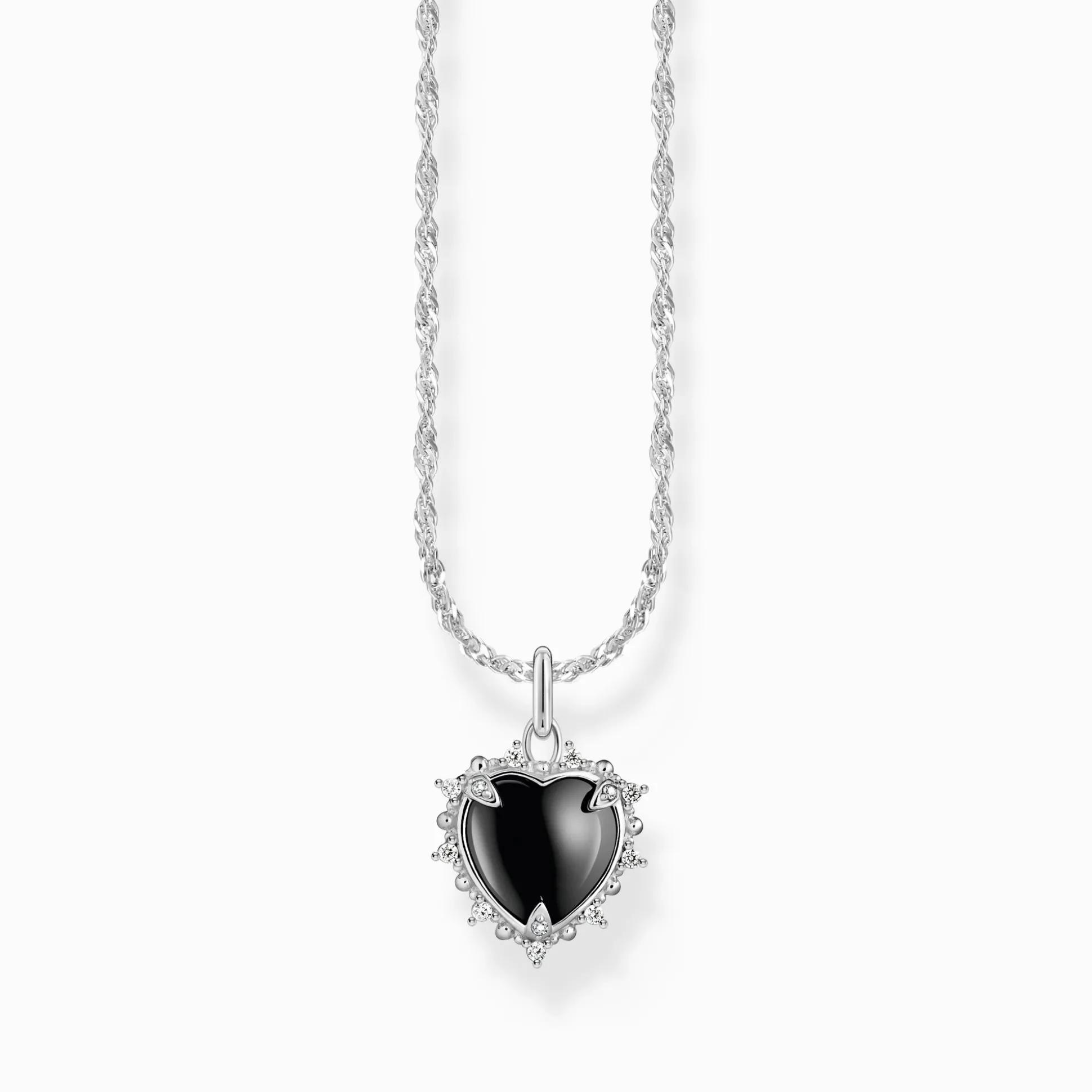 Discount Kette mit Herz-Anhänger Heart Romance Silber Damen Halsketten|925 Silber
