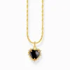Hot Kette mit Herz-Anhänger Heart Romance vergoldet Damen Halsketten