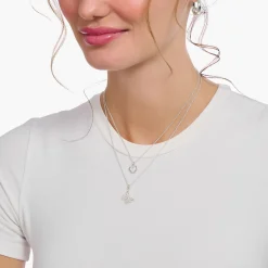 Cheap Kette mit Herz-Anhänger Silber Damen Halsketten|925 Silber