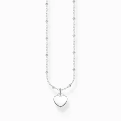 Hot Kette mit Herz-Anhänger Silber Damen Halsketten|925 Silber
