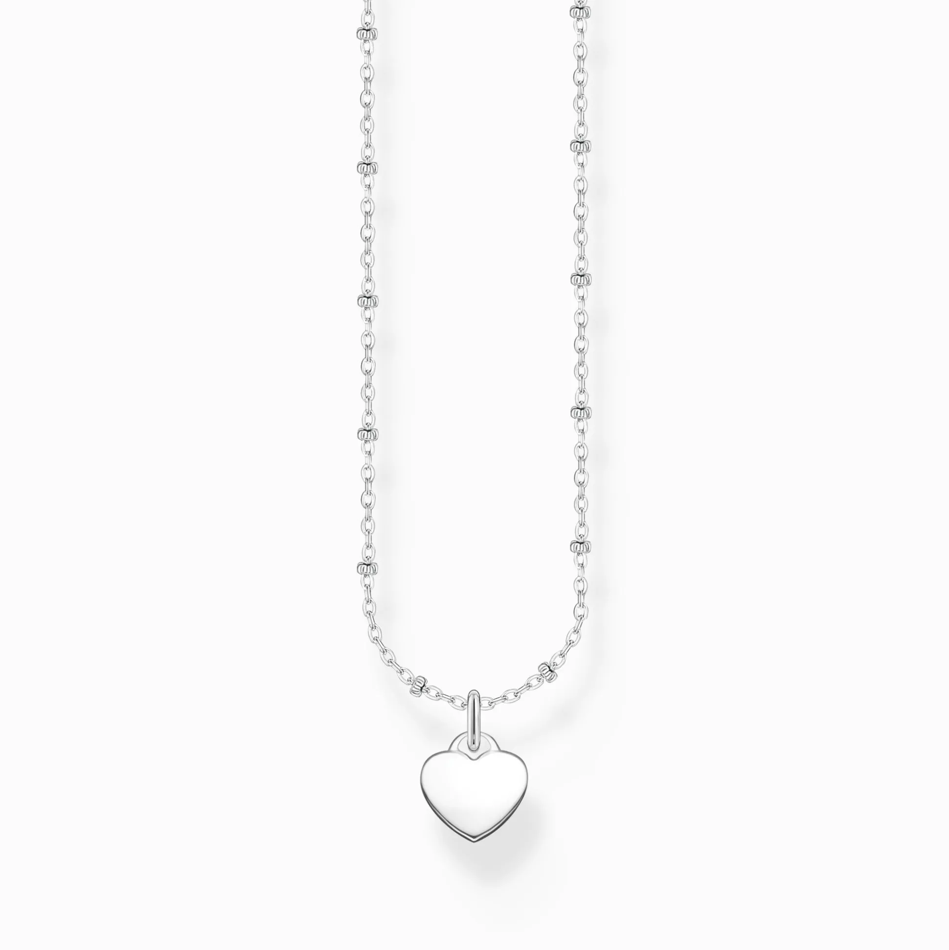 Hot Kette mit Herz-Anhänger Silber Damen Halsketten|925 Silber