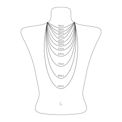 Clearance Kette mit schwarzem Goldbären-Anhänger und Steinen Silber Damen Halsketten|Halsketten