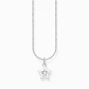 Hot Kette mit Stern-Anhänger Silber Damen Halsketten