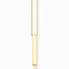 Sale Kette Quader gold Damen Halsketten