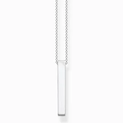 Outlet Kette Quader silber Damen Halsketten