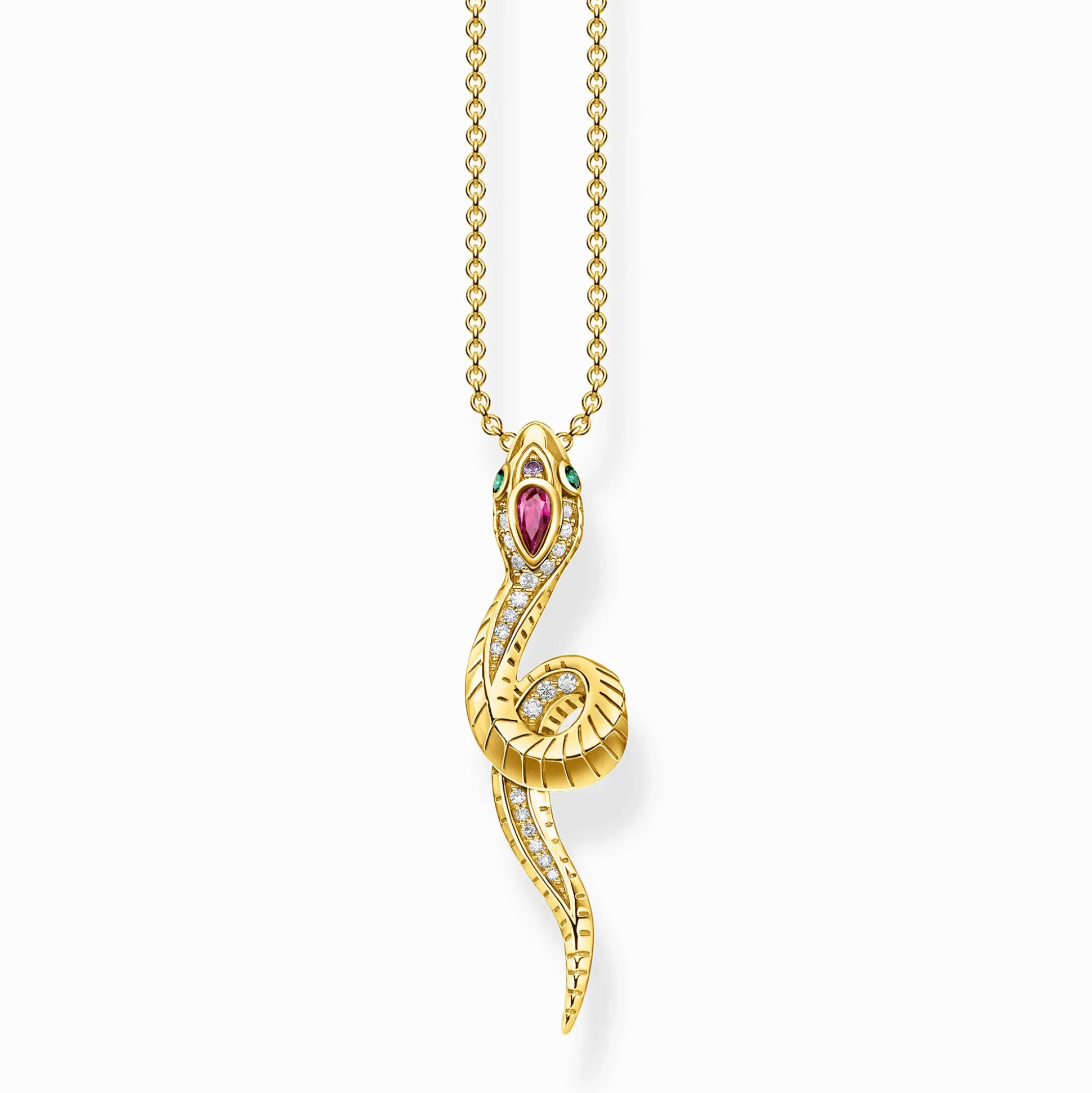 Best Kette Schlange gold Damen Halsketten