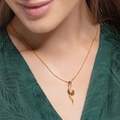 Best Kette Schlange gold Damen Halsketten