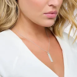 Cheap Kette Tag silber Damen Halsketten