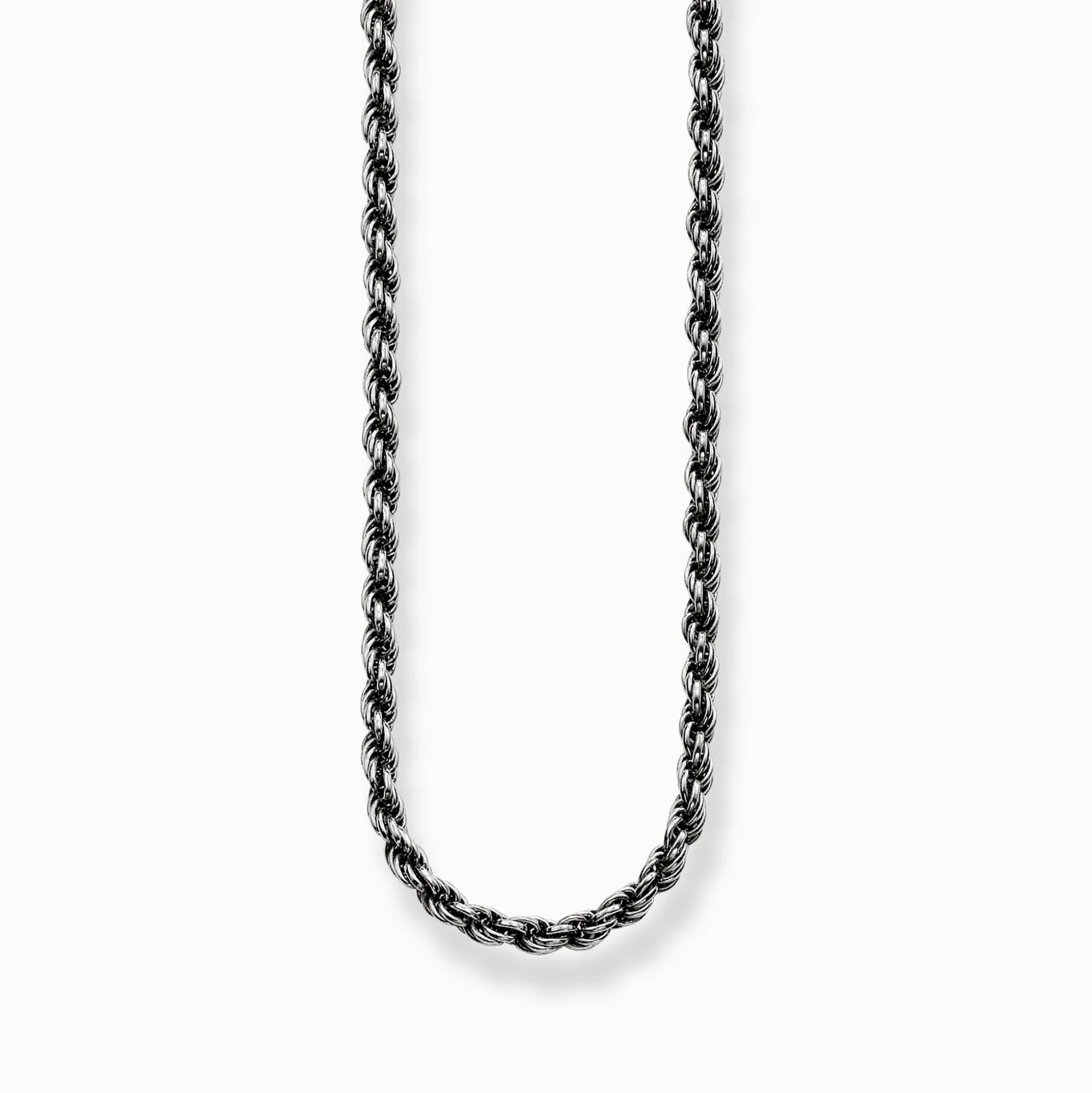 New Kordelkette geschwärzt Stärke 1,1 mm Damen Halsketten|925 Silber