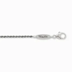 New Kordelkette geschwärzt Stärke 1,1 mm Damen Halsketten|925 Silber