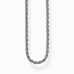 Outlet Kordelkette geschwärzt Stärke 1,3 mm Damen Halsketten