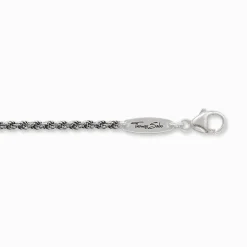 Outlet Kordelkette geschwärzt Stärke 1,3 mm Damen Halsketten
