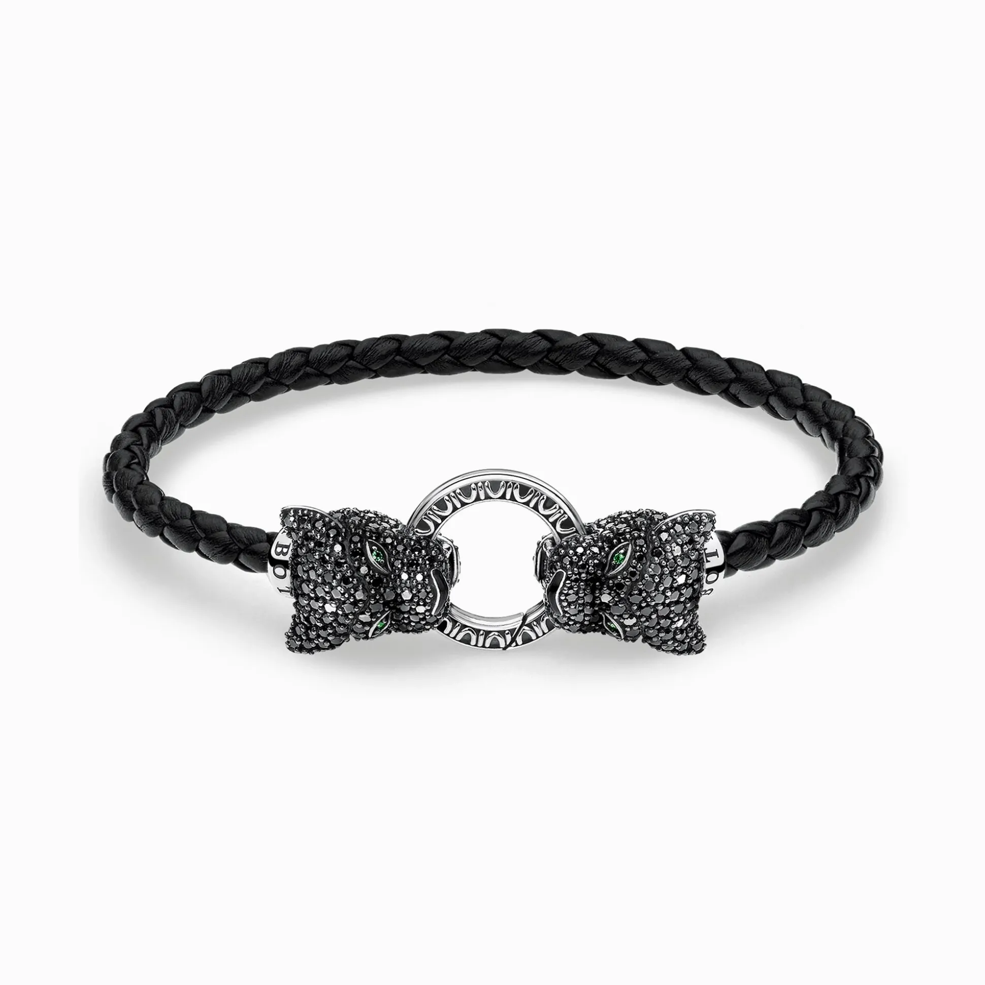 Clearance Lederarmband Black Cat Damen Armbänder|Armbänder