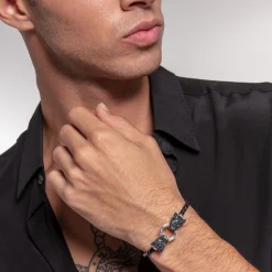 Clearance Lederarmband Black Cat Damen Armbänder|Armbänder