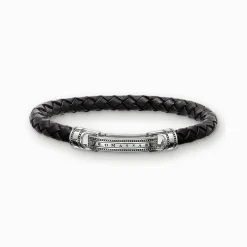 Shop Lederarmband schwarz Damen Armbänder|Armbänder