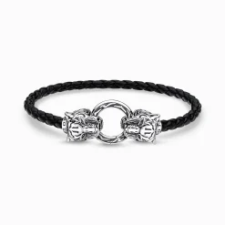 Flash Sale Lederarmband Tiger Damen Armbänder|925 Silber
