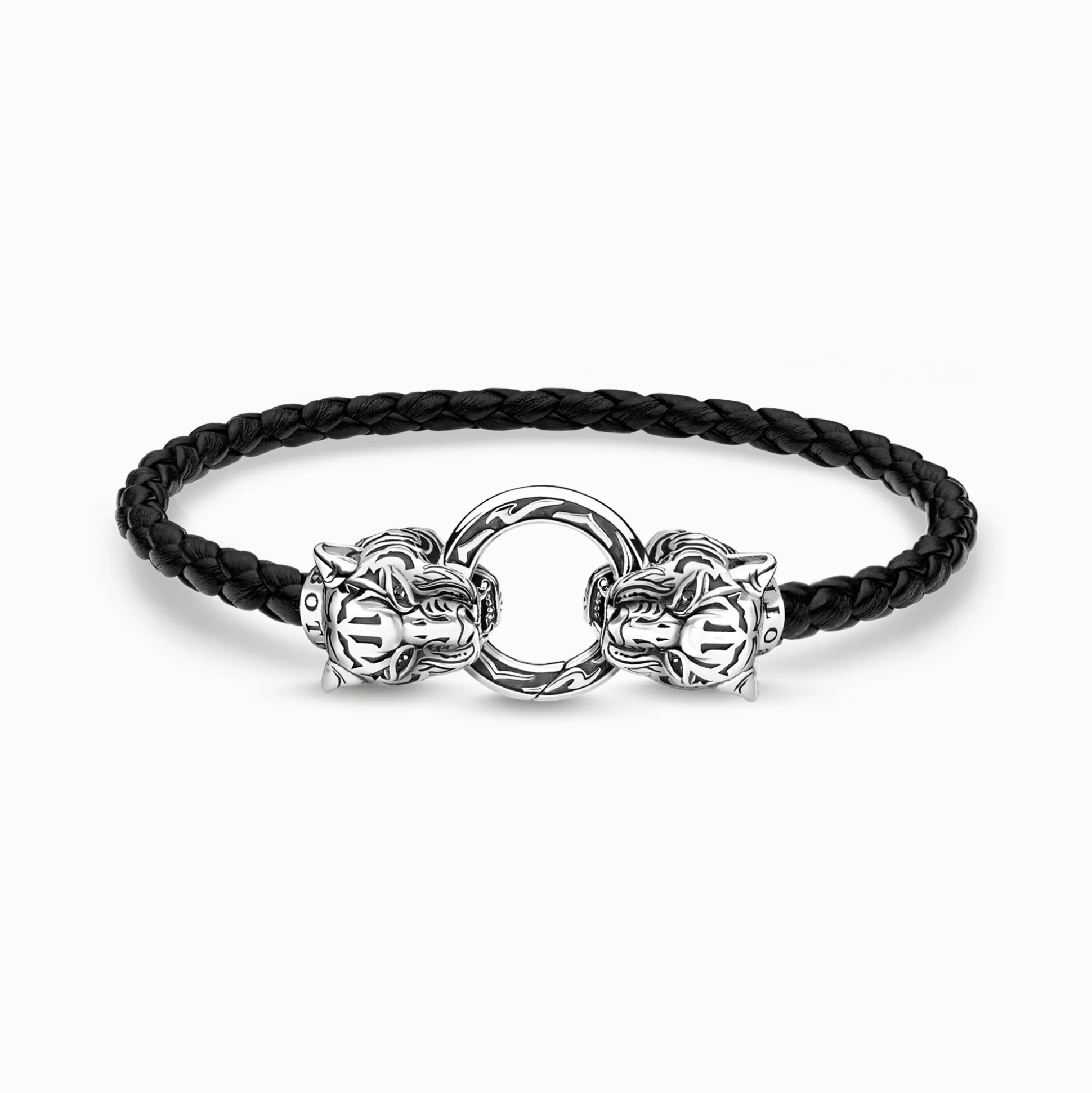 Flash Sale Lederarmband Tiger Damen Armbänder|925 Silber