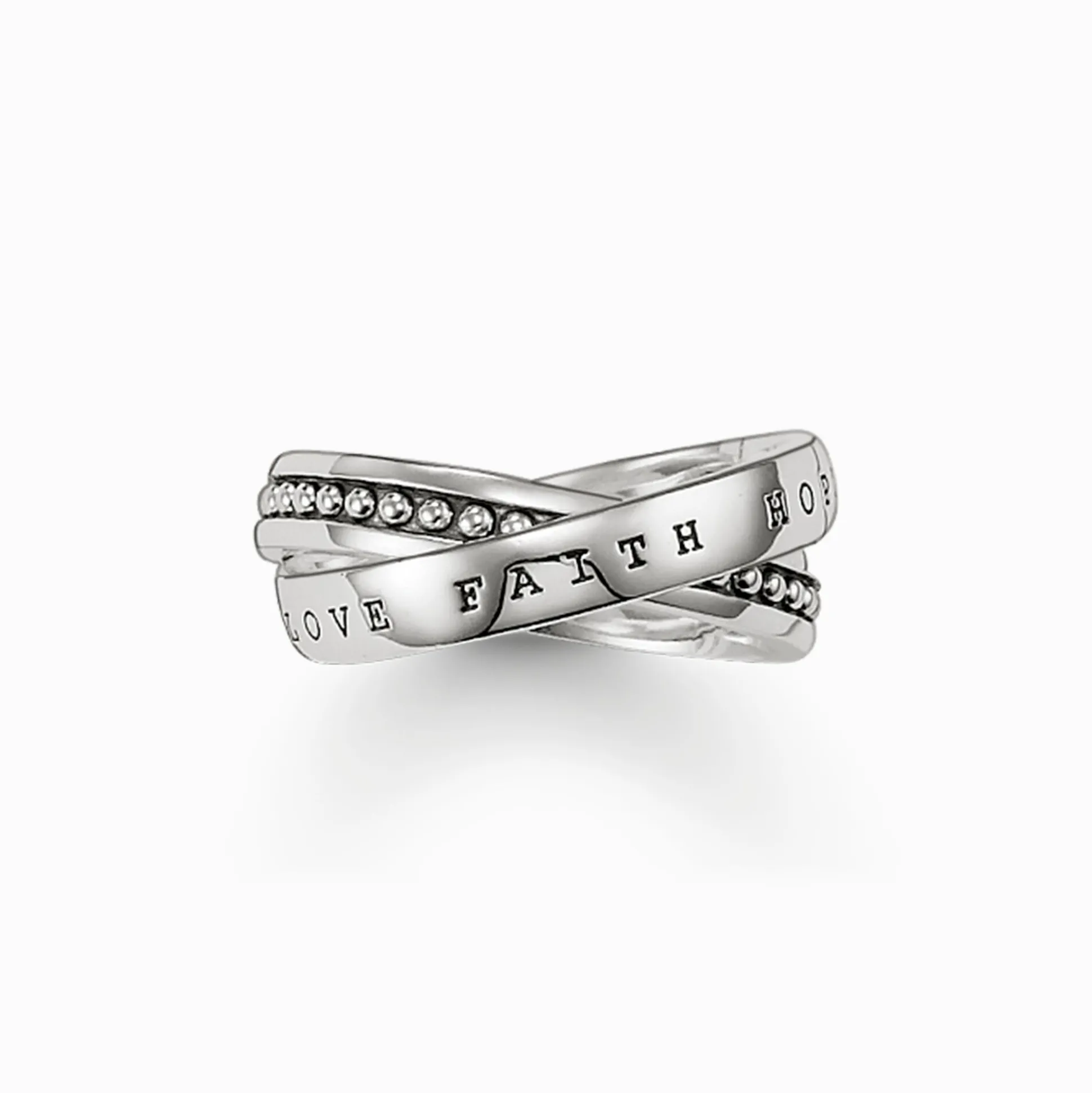 Store Mehrfachring Glaube, Liebe, Hoffnung Damen Ringe|Ringe