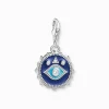 Sale Member Charm-Anhänger blaues Nazar Auge Silber Damen Charms|Charms
