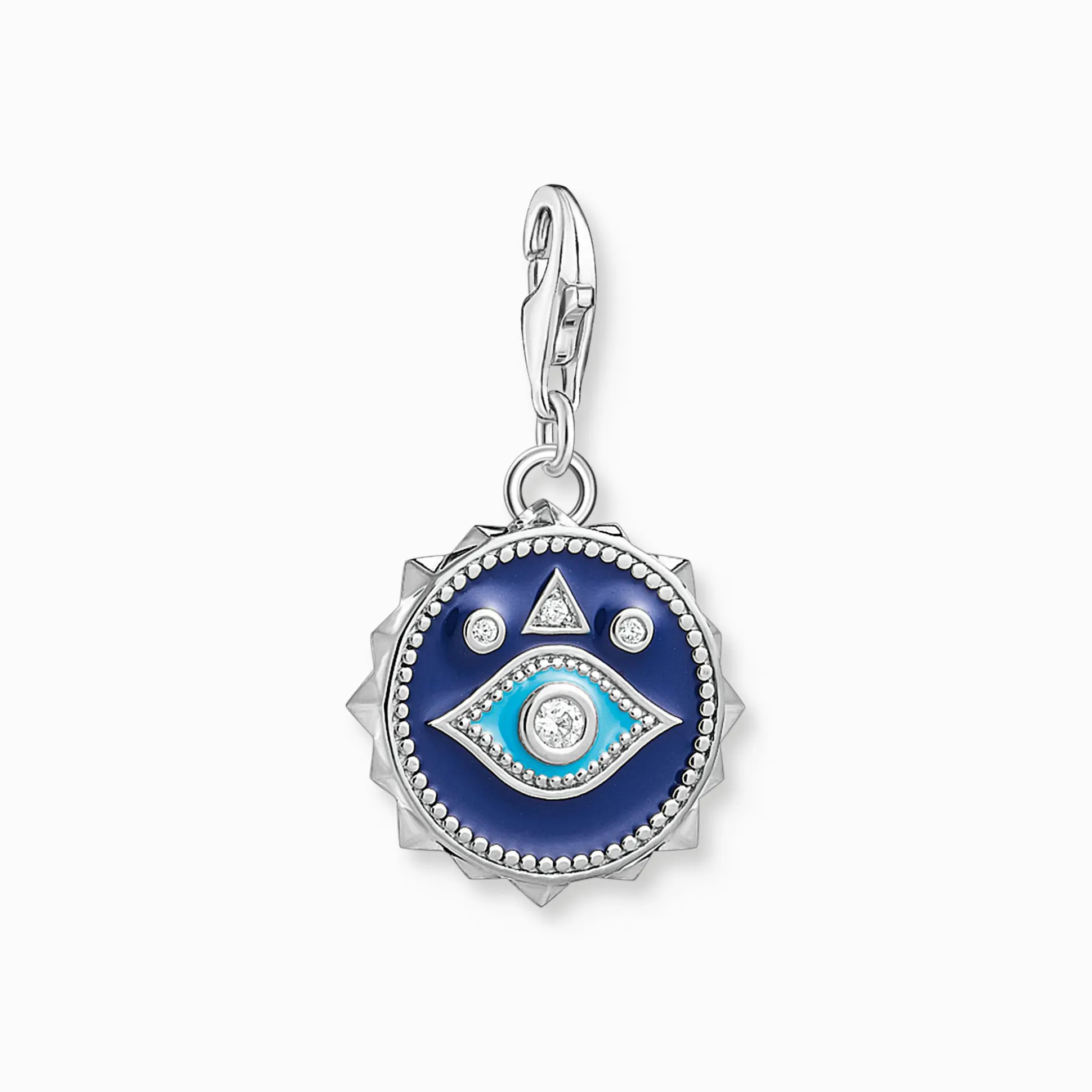 Sale Member Charm-Anhänger blaues Nazar Auge Silber Damen Charms|Charms