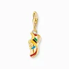 Best Member Charm-Anhänger bunter Sportschuh vergoldet Damen Charms|Charms