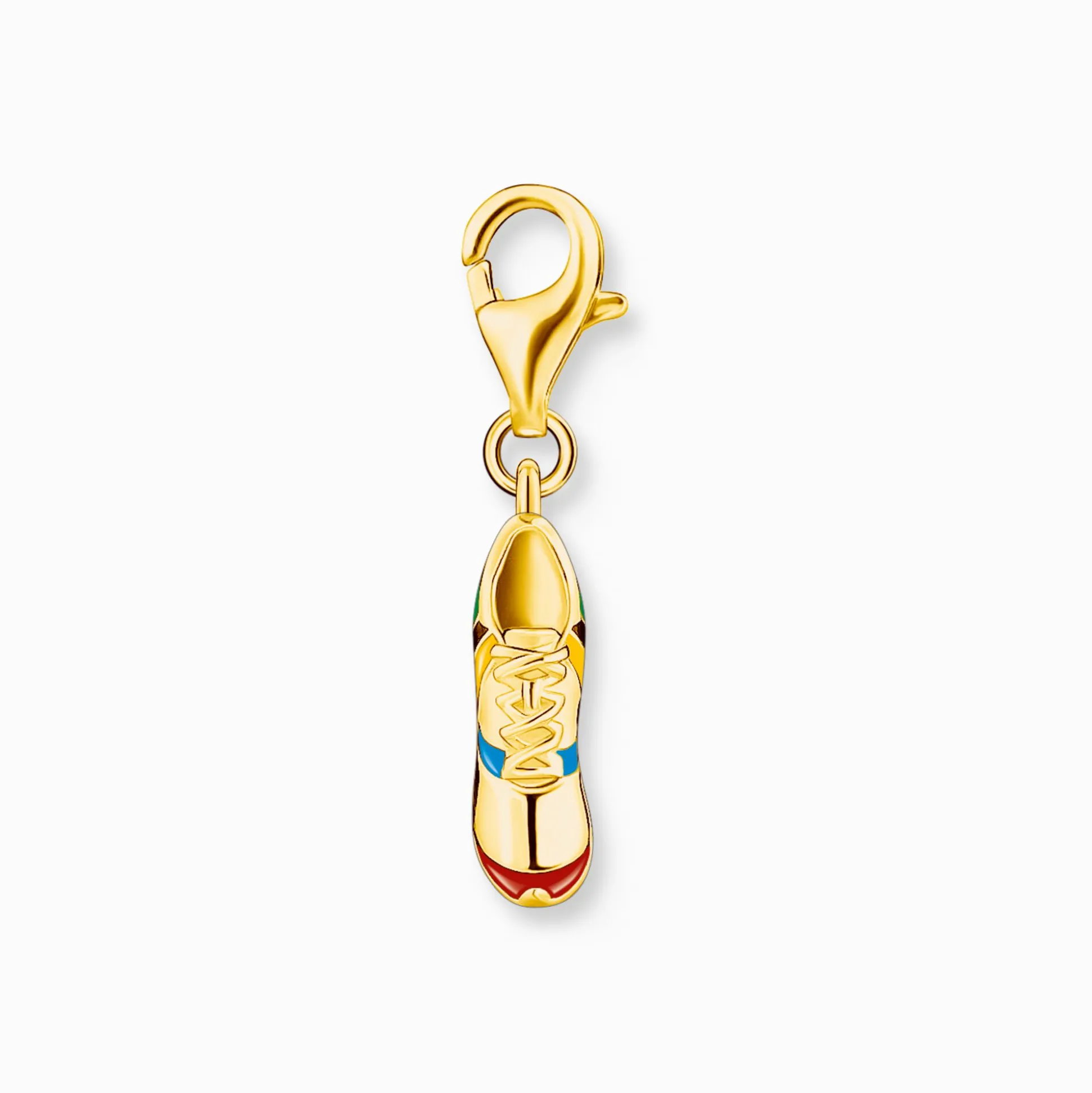 Best Member Charm-Anhänger bunter Sportschuh vergoldet Damen Charms|Charms