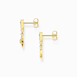 Store Ohrringe Royalty Stern & Mond gold Damen Ohrringe