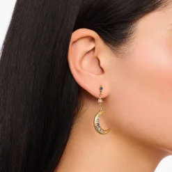 Discount Ohrringe Royalty Stern und Mond Damen Ohrringe