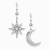 Discount Ohrringe Royalty Stern und Mond Damen Ohrringe