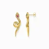 Cheap Ohrringe Schlange gold Damen Ohrringe