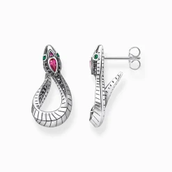 Hot Ohrringe Schlange silber Damen Ohrringe