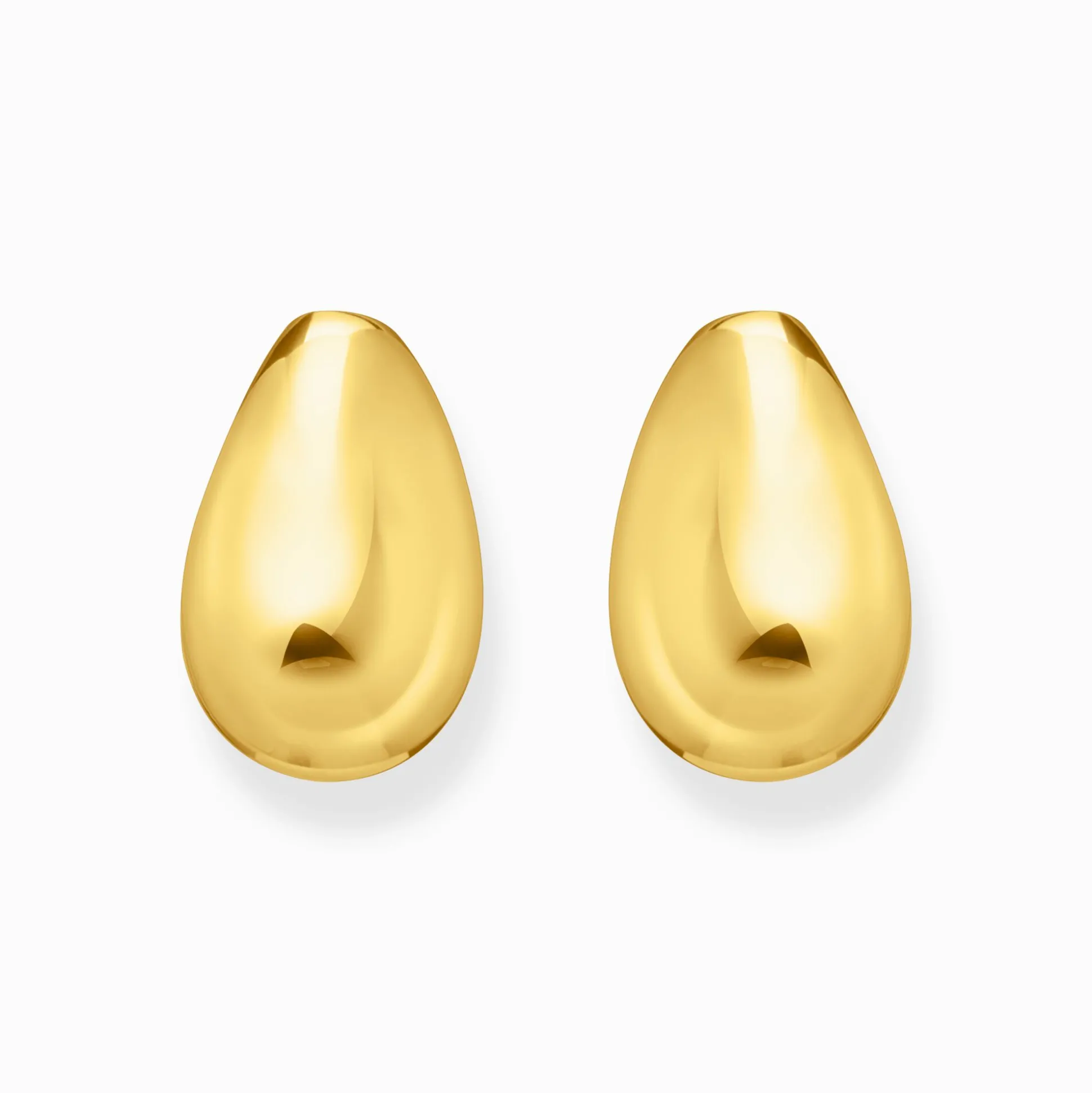 Sale Ohrringe Teardrop-Form vergoldet Damen Ohrringe|18K Vergoldung - 925 Silber