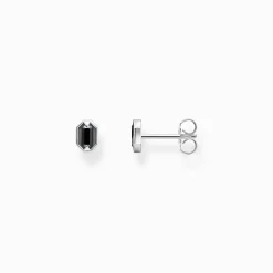 Hot Ohrstecker Krokodilaugen mit schwarzen Steinen Silber geschwärzt Damen Ohrstecker|Ohrstecker & Creolen